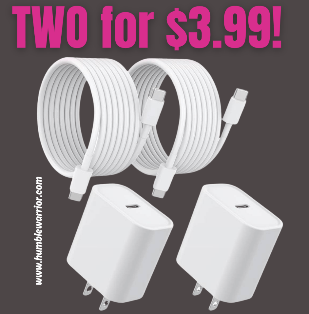 2-pack iPhone Fast Charger Set!